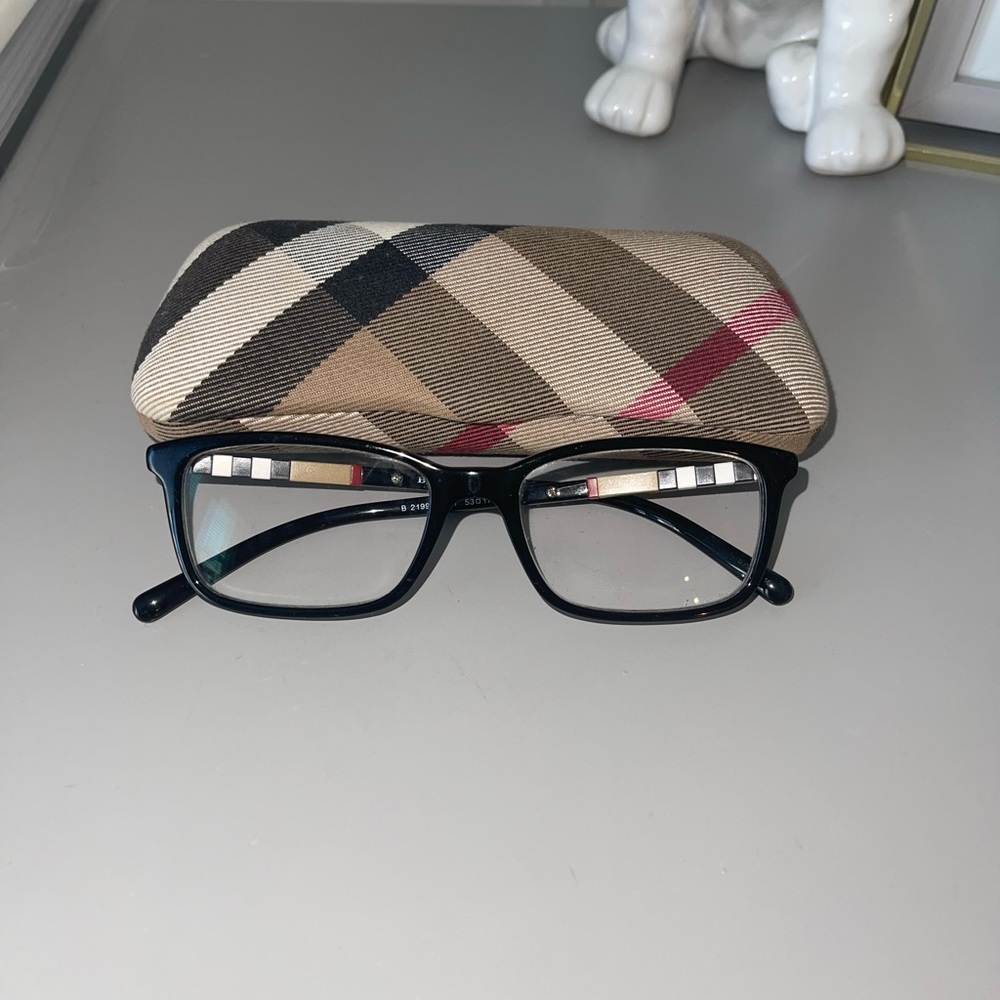 Ladies Burberry Eyeglass Frames and Case